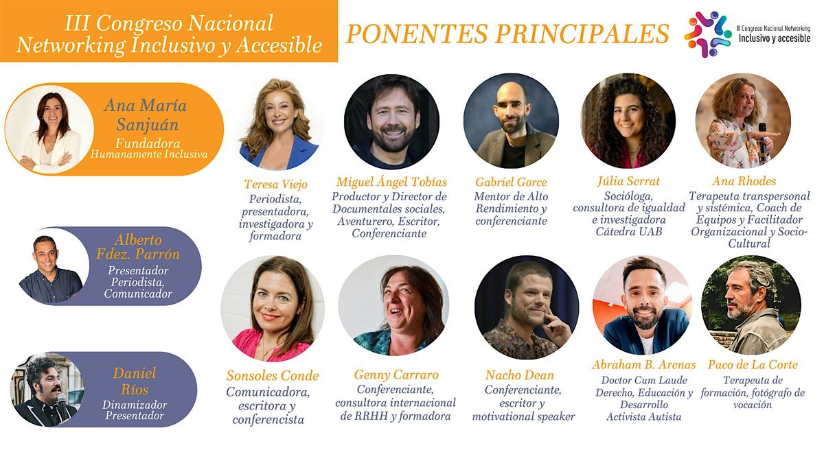 ENTRADA STREAMING - III CONGRESO NACIONAL NETWORKING INCLUSIVO Y ACCESIBLE