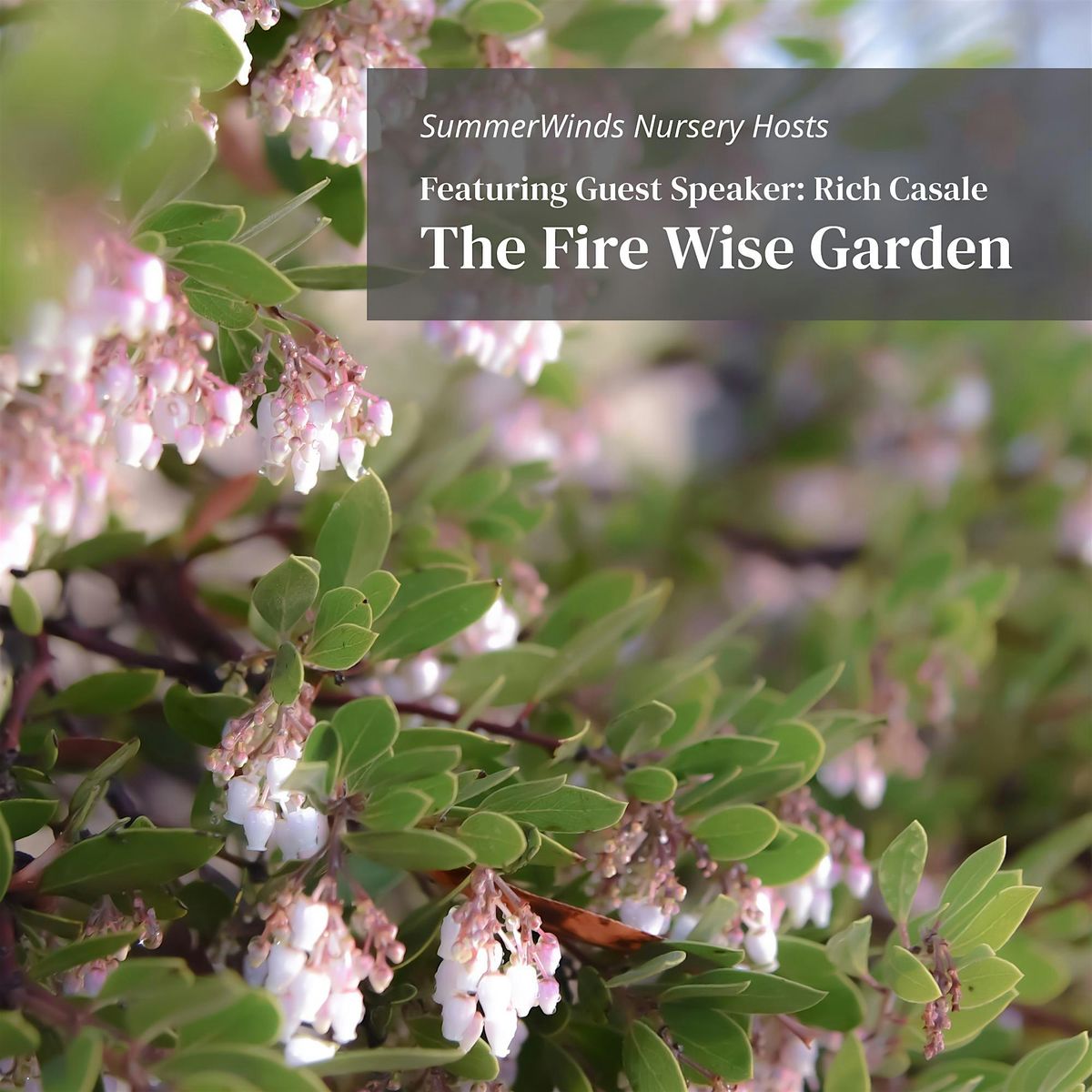 The Fire Wise Garden - Cupertino