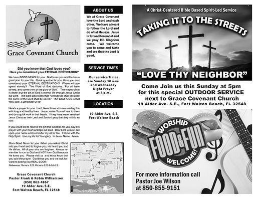 Grace Covenant\/Taking It To The Streets Outreach
