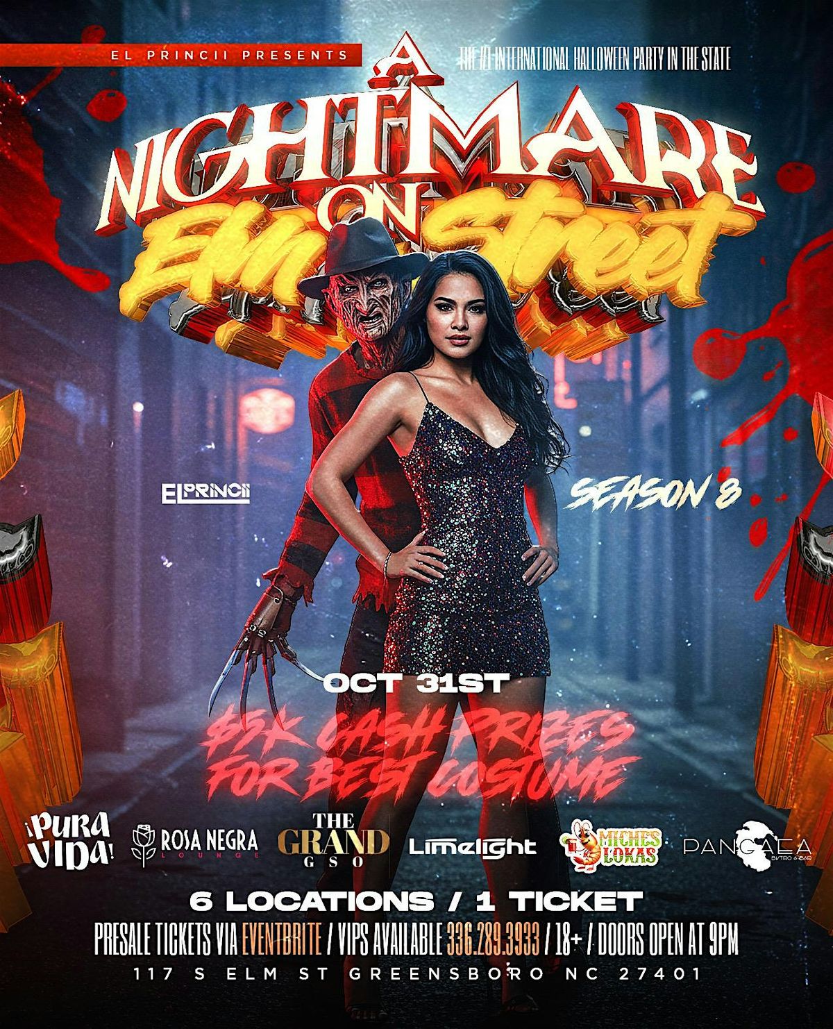 A NIGHTMARE ON ELM ST- SEASON 8- SIX LOCATIONS | ONE TICKET- FRI\/OCT\/21ST