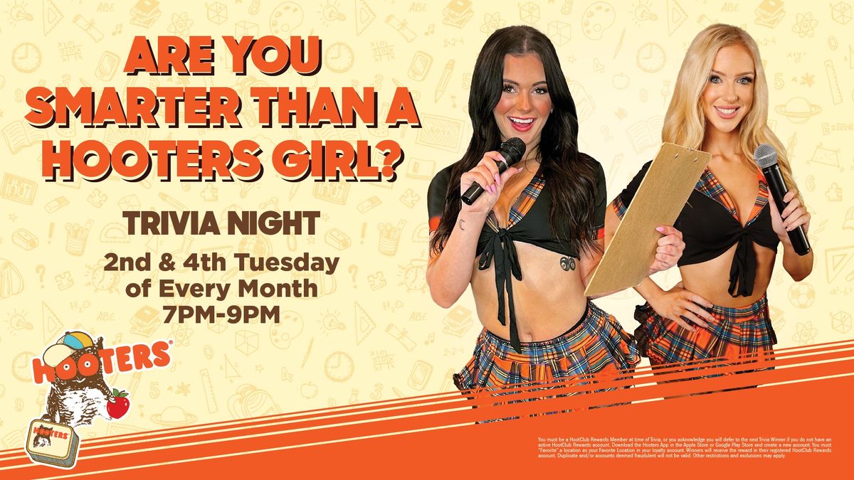 Trivia Night at Hooters of Manassas