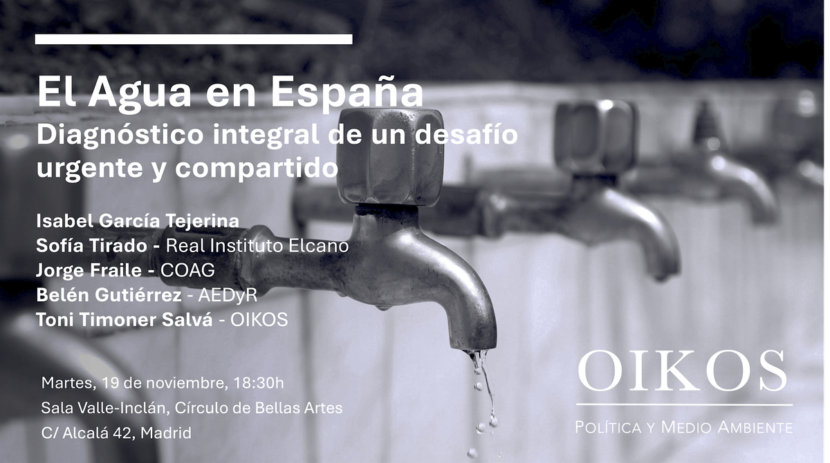 El Agua en Espa\u00f1a: Diagn\u00f3stico integral de un desaf\u00edo urgente y compartido