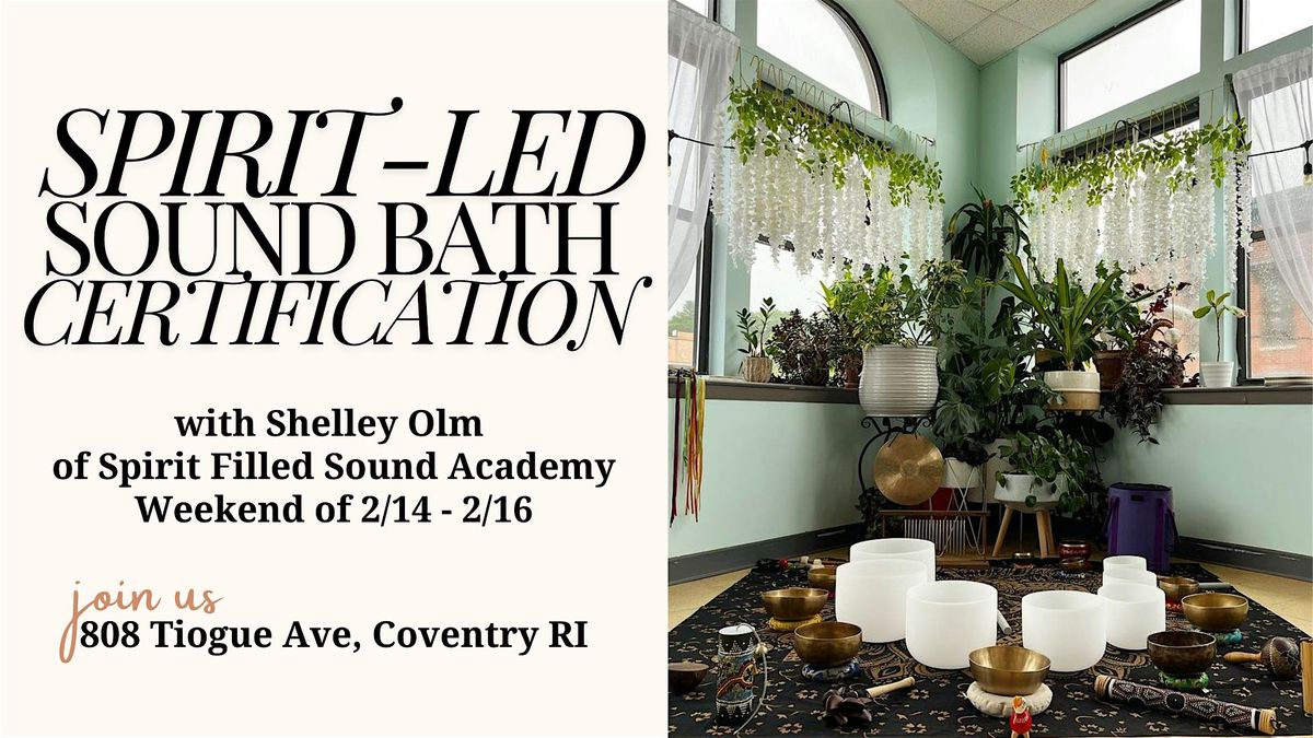 Spirit-Led Sound Bath Certification