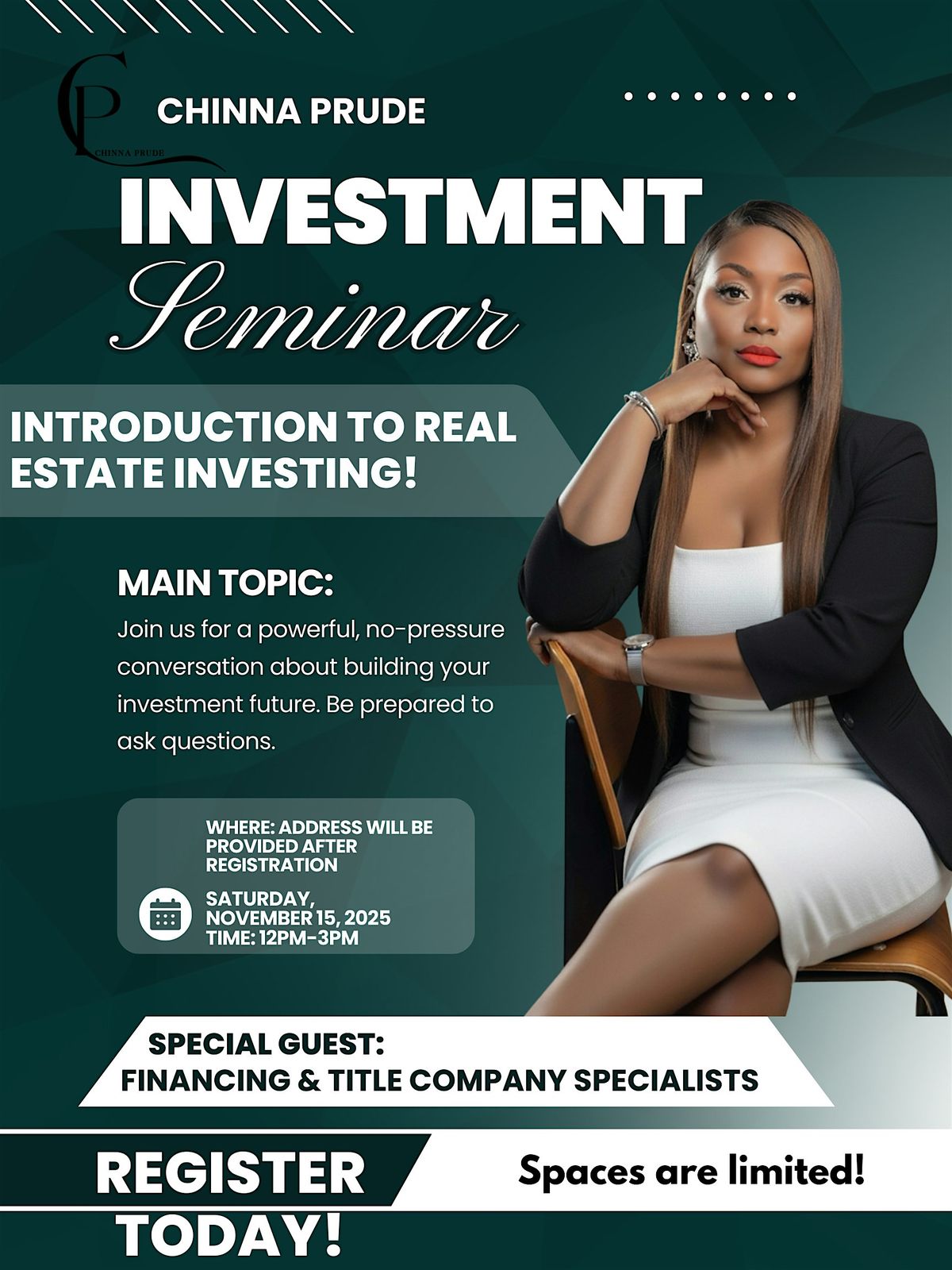 Real Estate Investment Seminar!