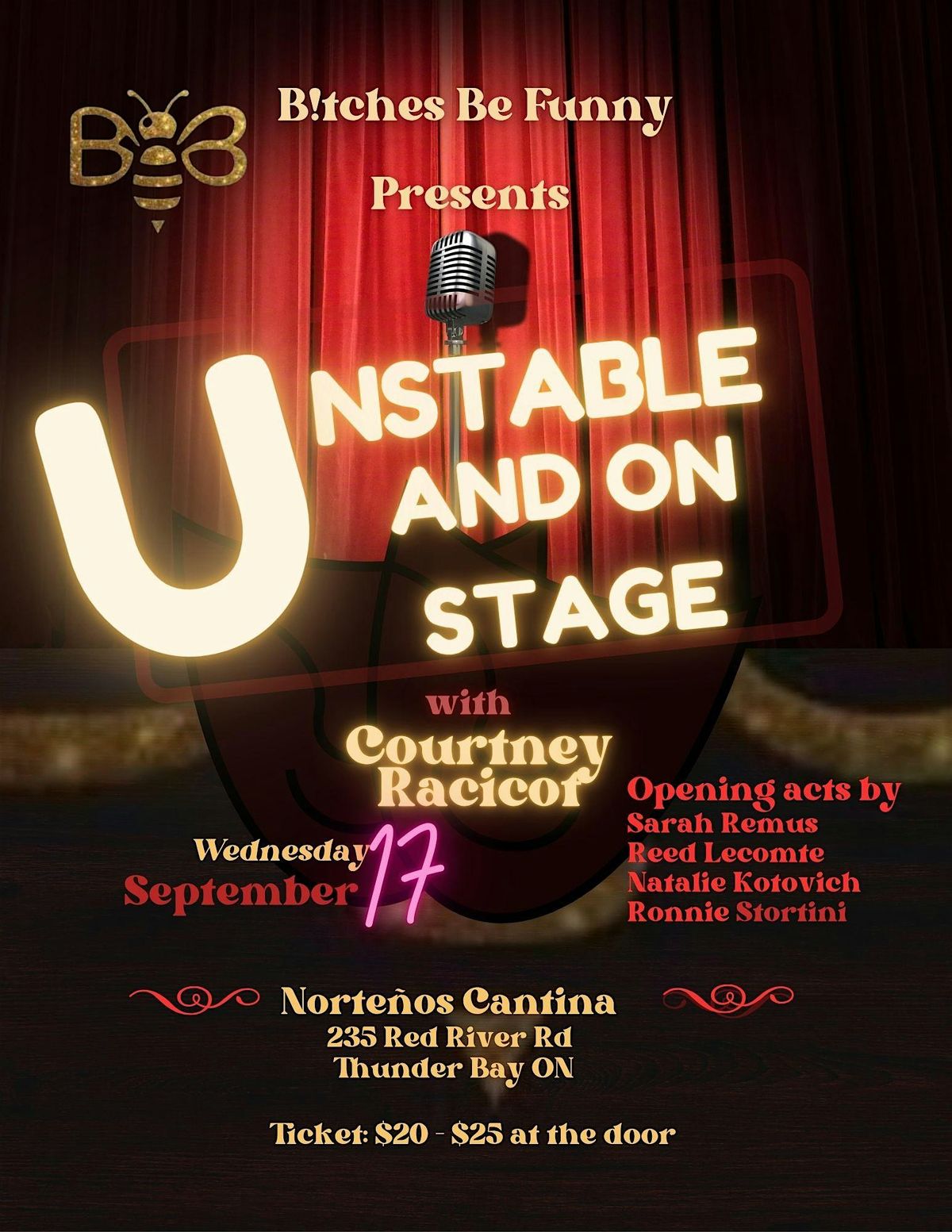 B!tchesBeFunny Presents: Unstable and On Stage