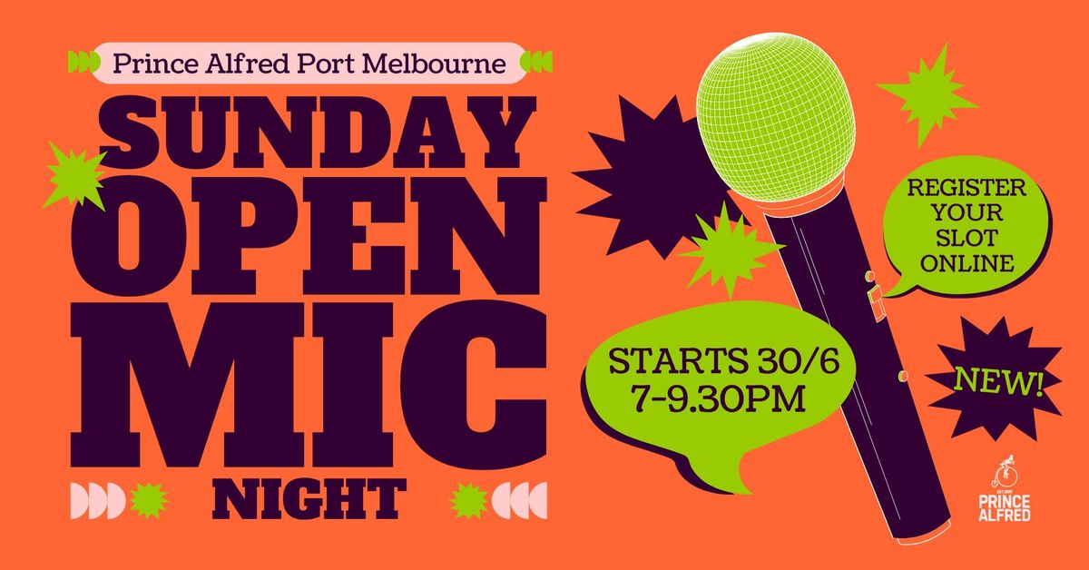 INTRODUCING PRINCE ALFRED OPEN MIC!