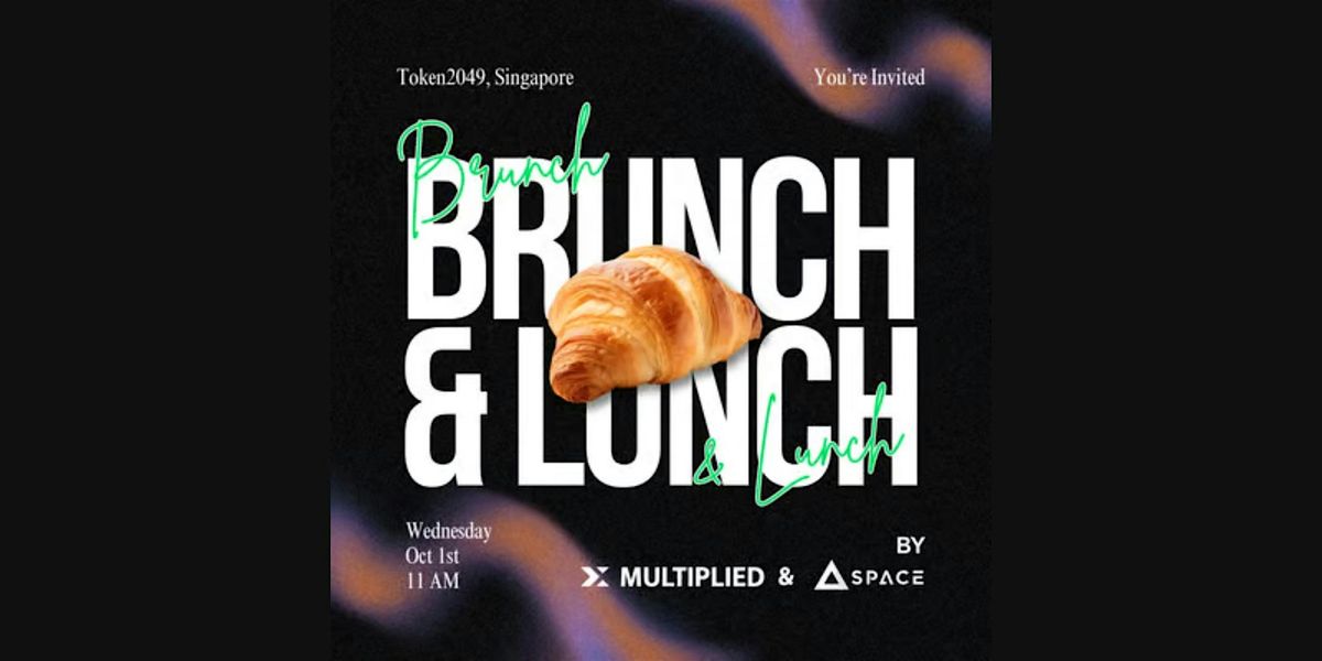 Founders & VCs Brunch and Lunch  TOKEN2049