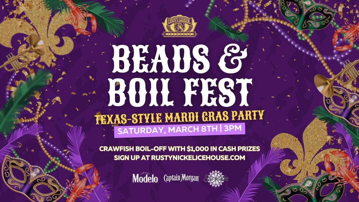 Beads & Boil Fest: Texas-Style Mardi Gras Party