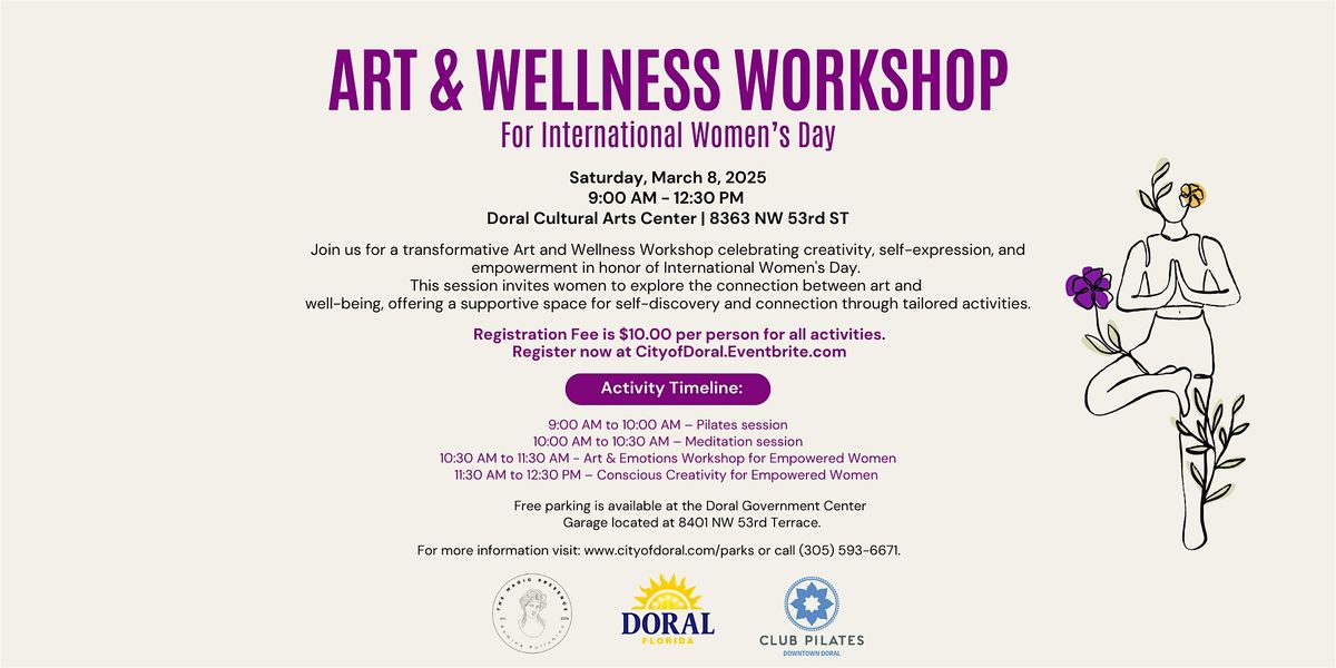 Art & Wellness Workshop for International Women\u2019s Day