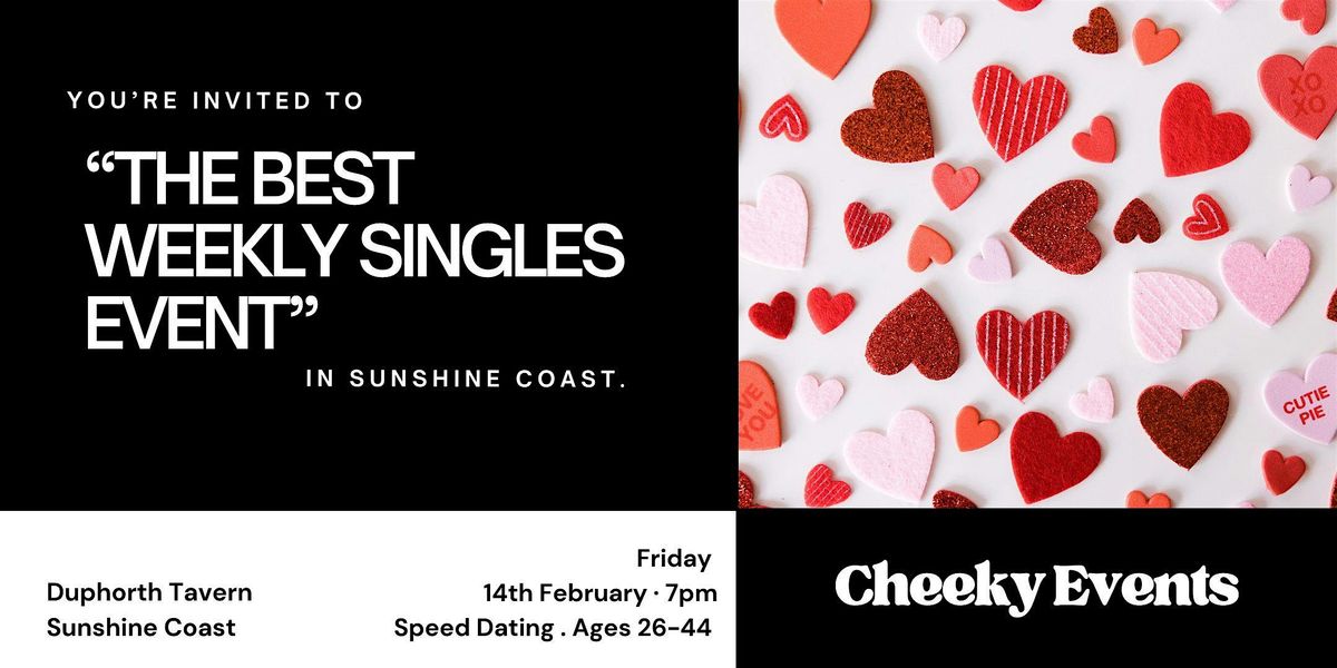 Sunshine Coast speed dating for ages 26-44 by Cheeky Events Australia