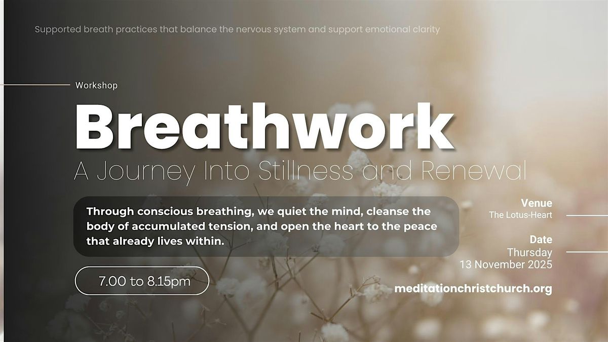 Spring Breathwork Class \u2013 A Journey Into Stillness and Renewal