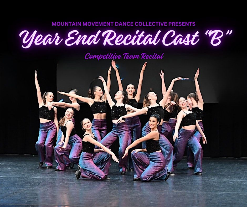 2026 Year End Recital Cast "B"