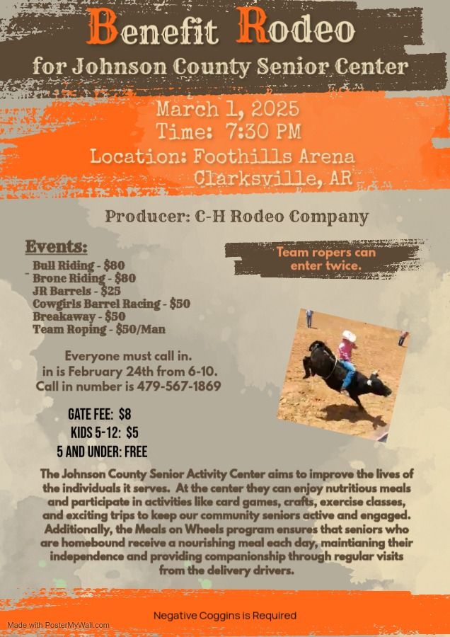 Johnson County Senior Center Benefit Rodeo