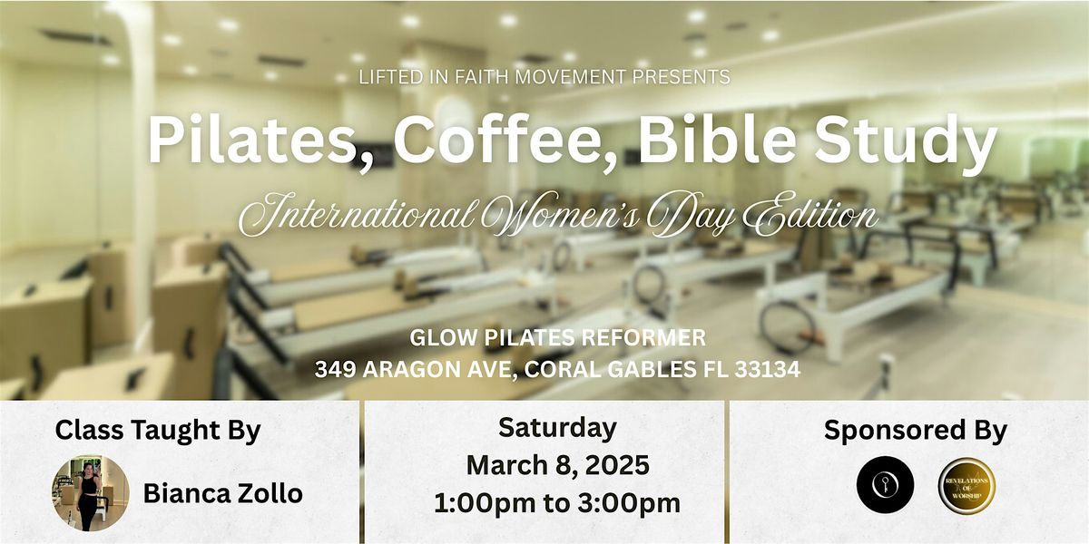 Pilates, Coffee, and Bible Study