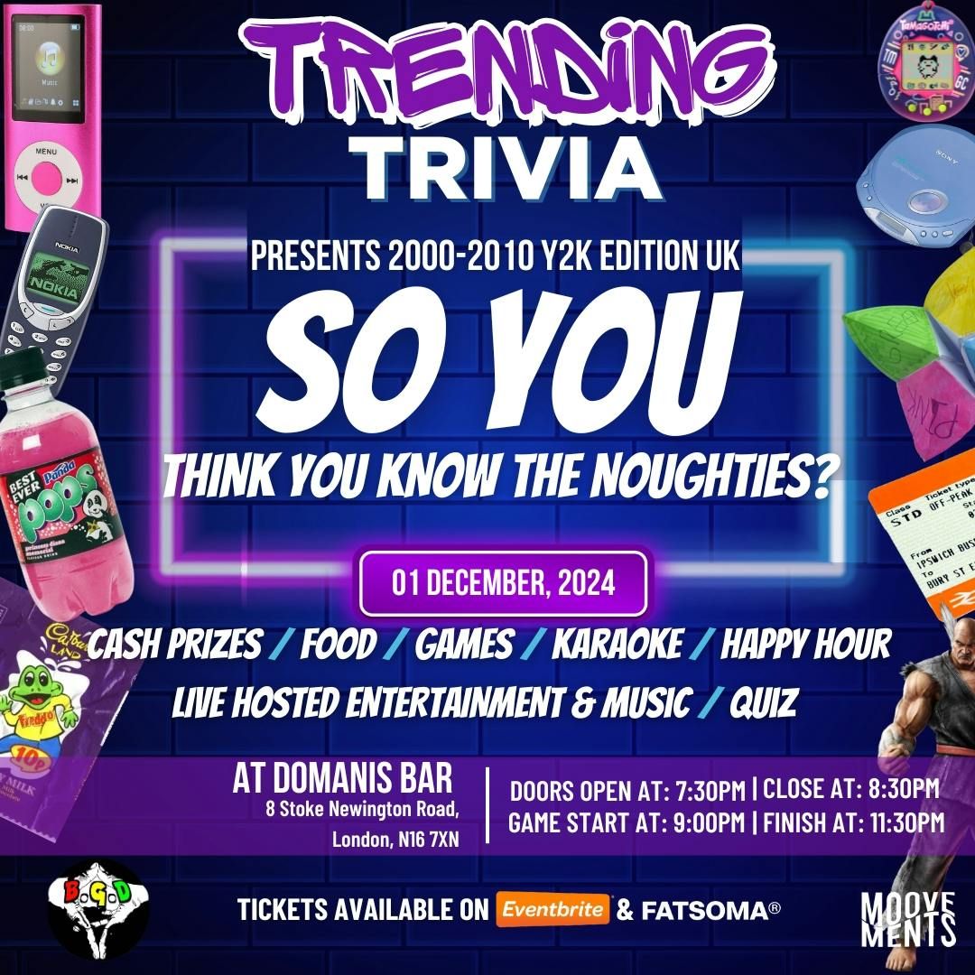 TRENDING TRIVIA &amp; GAMES NIGHT 