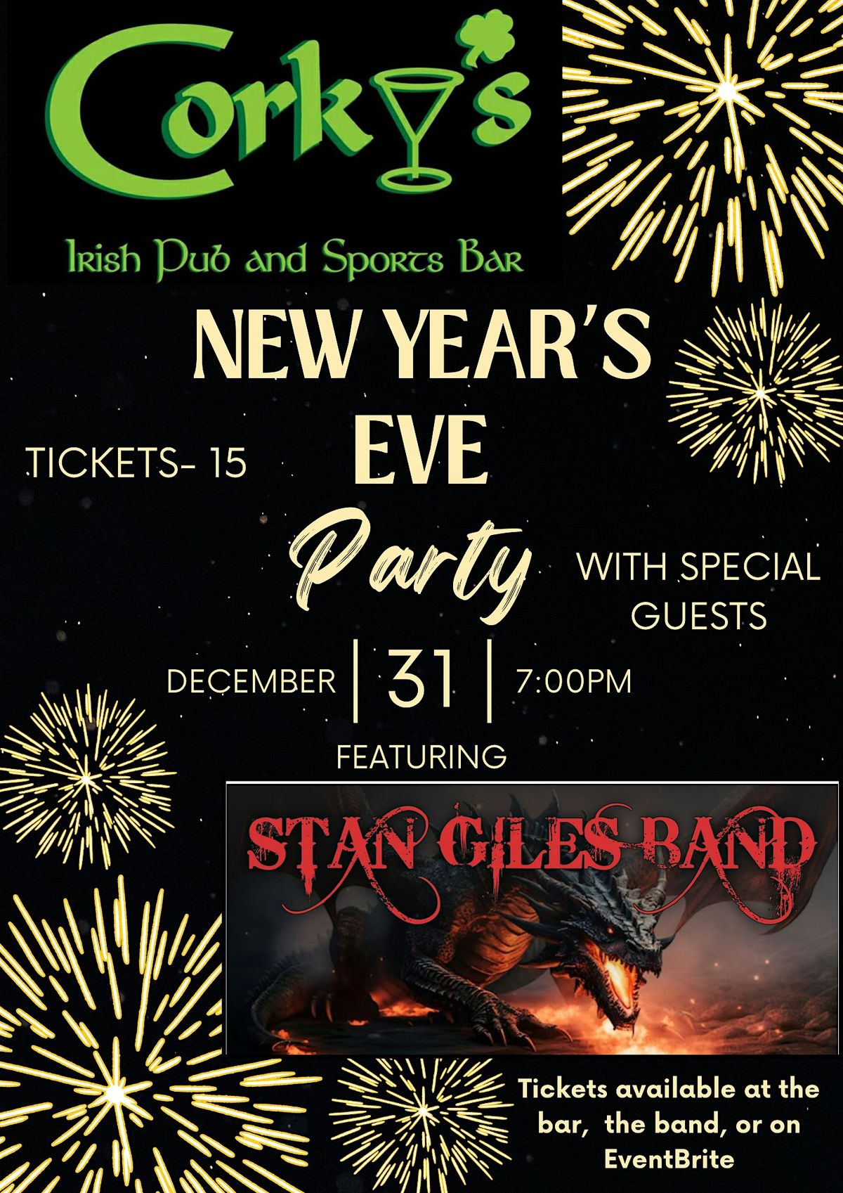 New Years Eve featuring Stan Giles Band