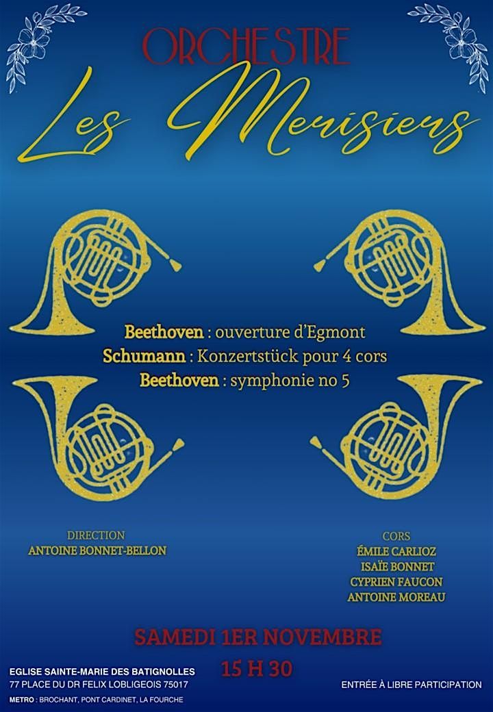 SYMPHONIES de Schumann  & Beethoven