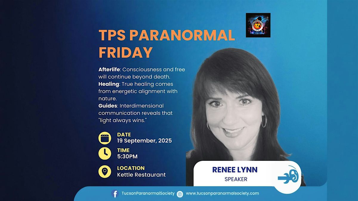 TPS Paranormal Friday - Renee Lynn