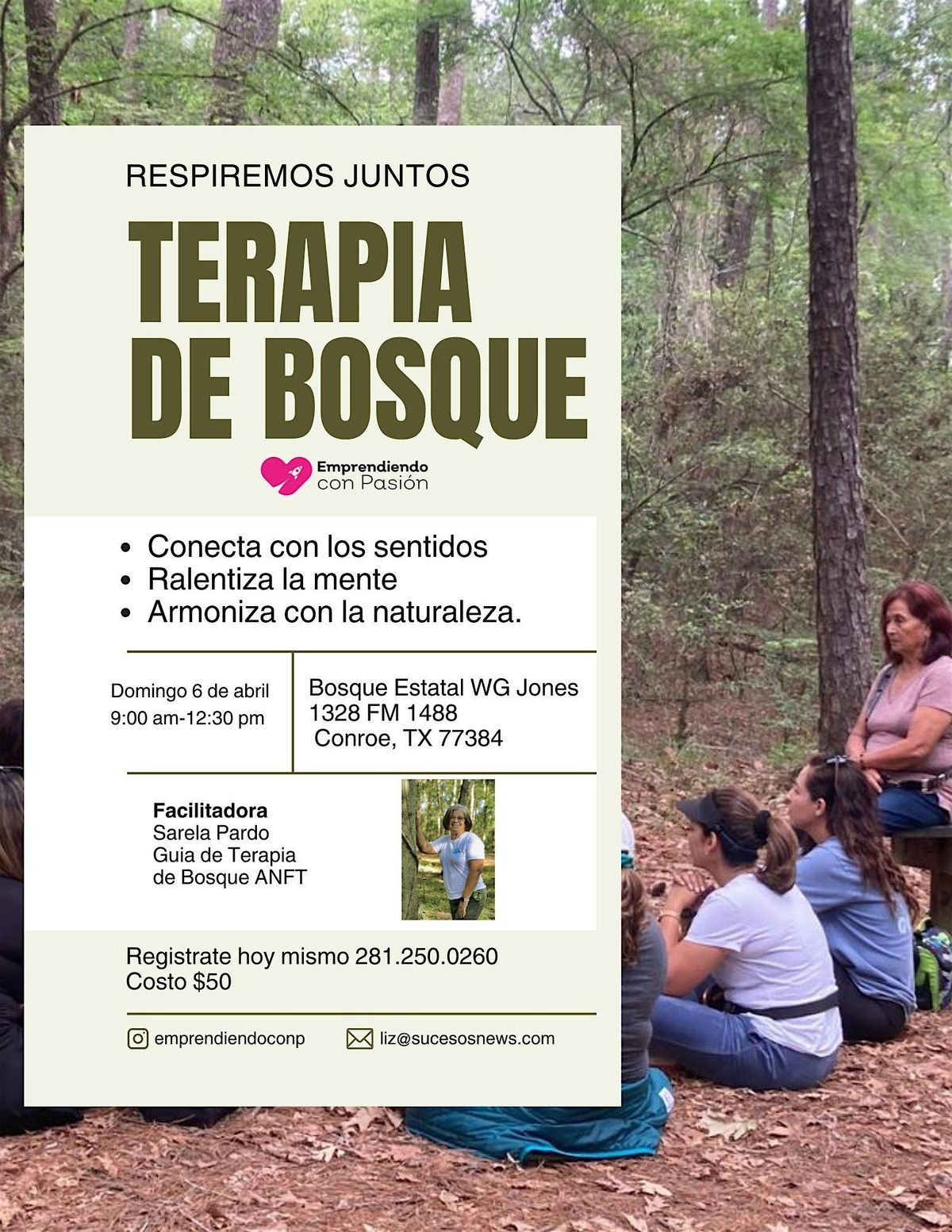 Terapia de bosque para reconectar tu energ\u00eda