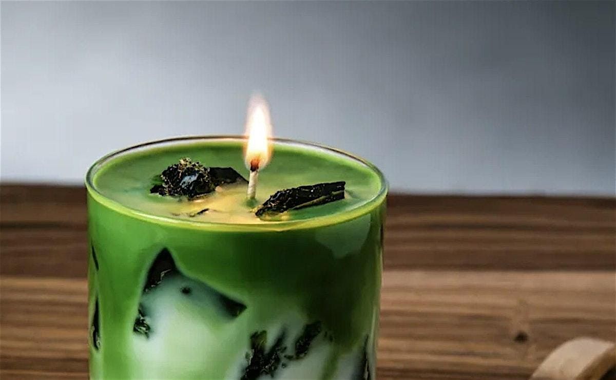 Matcha Candle Making