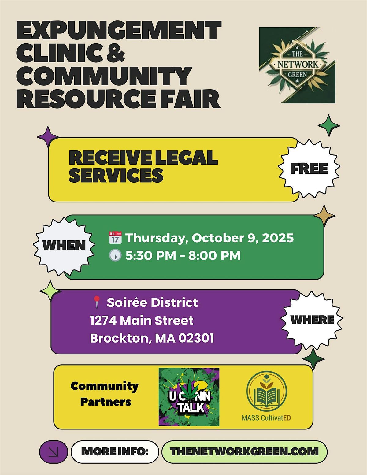 EXPUNGEMENT CLINIC & COMMUNITY RESOURCE FAIR