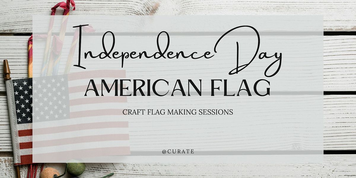 American Flag Craft Making Session