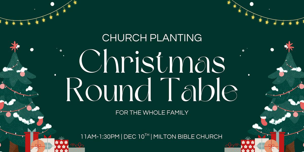 Church Planters Round Table Christmas Lunch