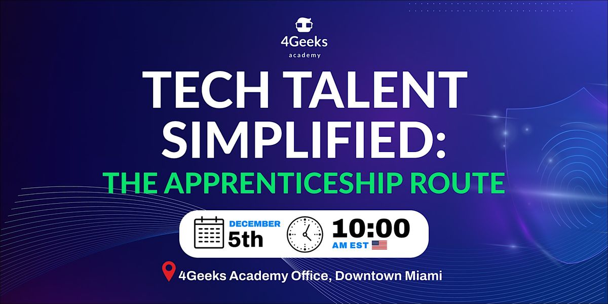 Tech Talent Simplified: The Apprenticeship Route