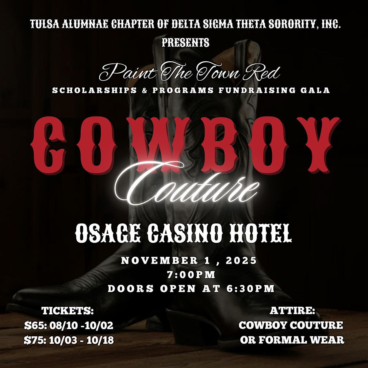 Paint The Town Red: Cowboy Couture