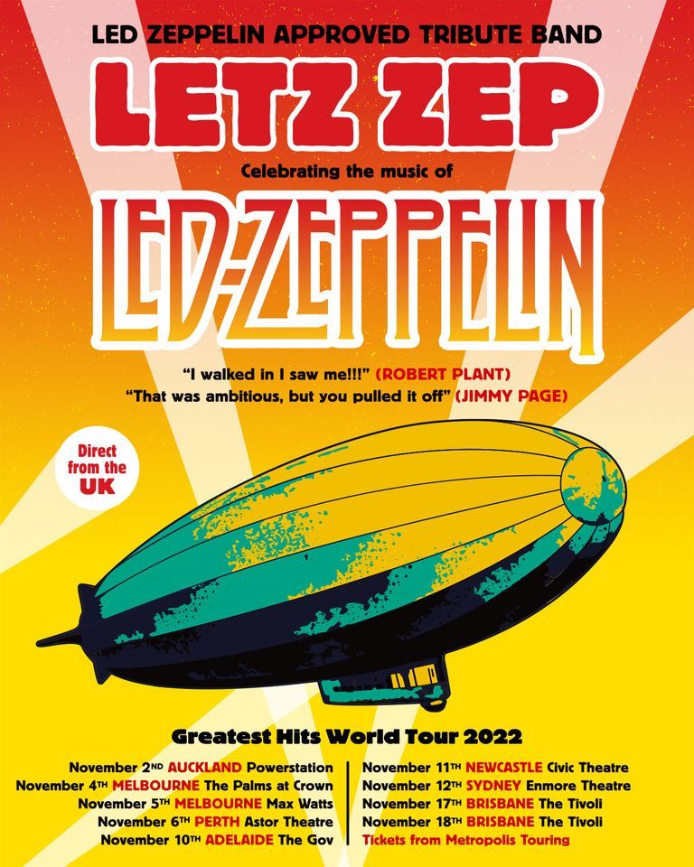 Letz Zep (Led Zeppelin Tribute) | Astor Theatre
