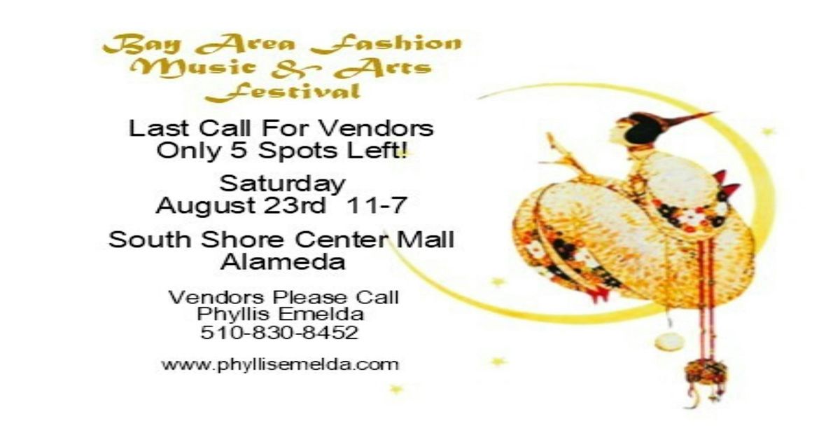 The Bay Area Fashion Music and Art Festival Vendors