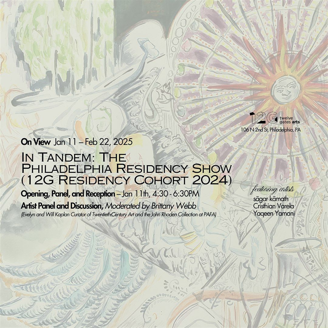 In Tandem: The Philadelphia Residency Show  Opening at 12Gates!