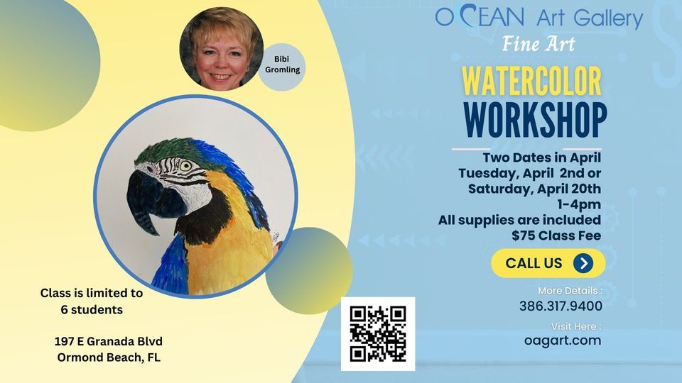 Watercolor Workshop-Ocean Art Gallery