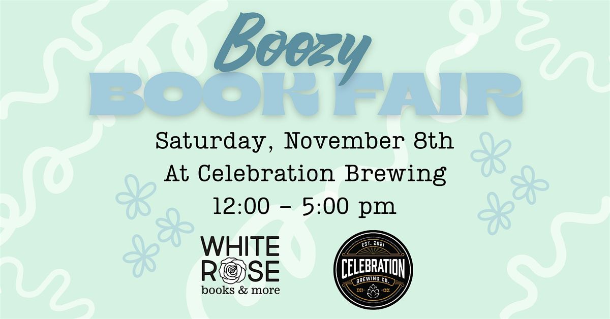 Boozy Book Fair at Celebration Brewing!