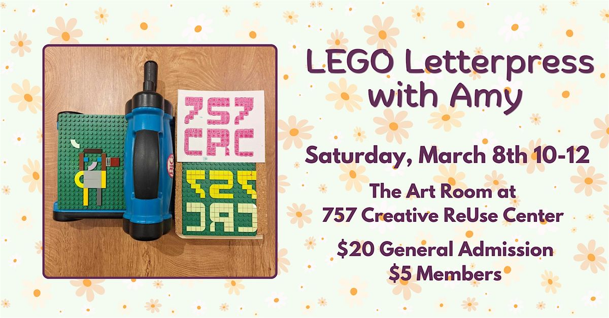 Lego Letterpress with Amy