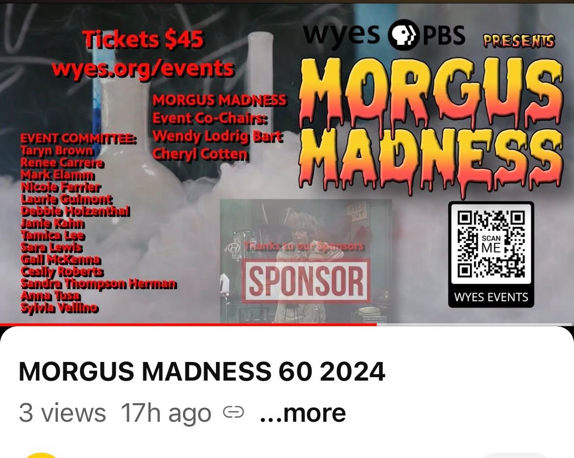 WYES Morgus Madness Event