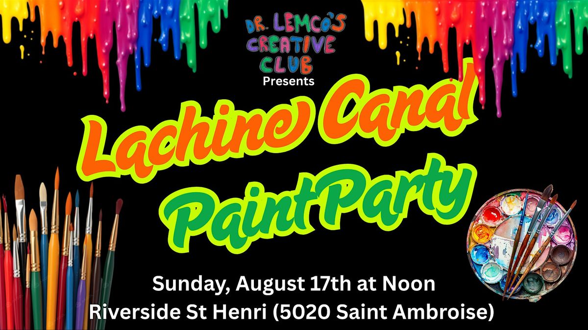 Pet Portraits || Paint Party on the Lachine Canal
