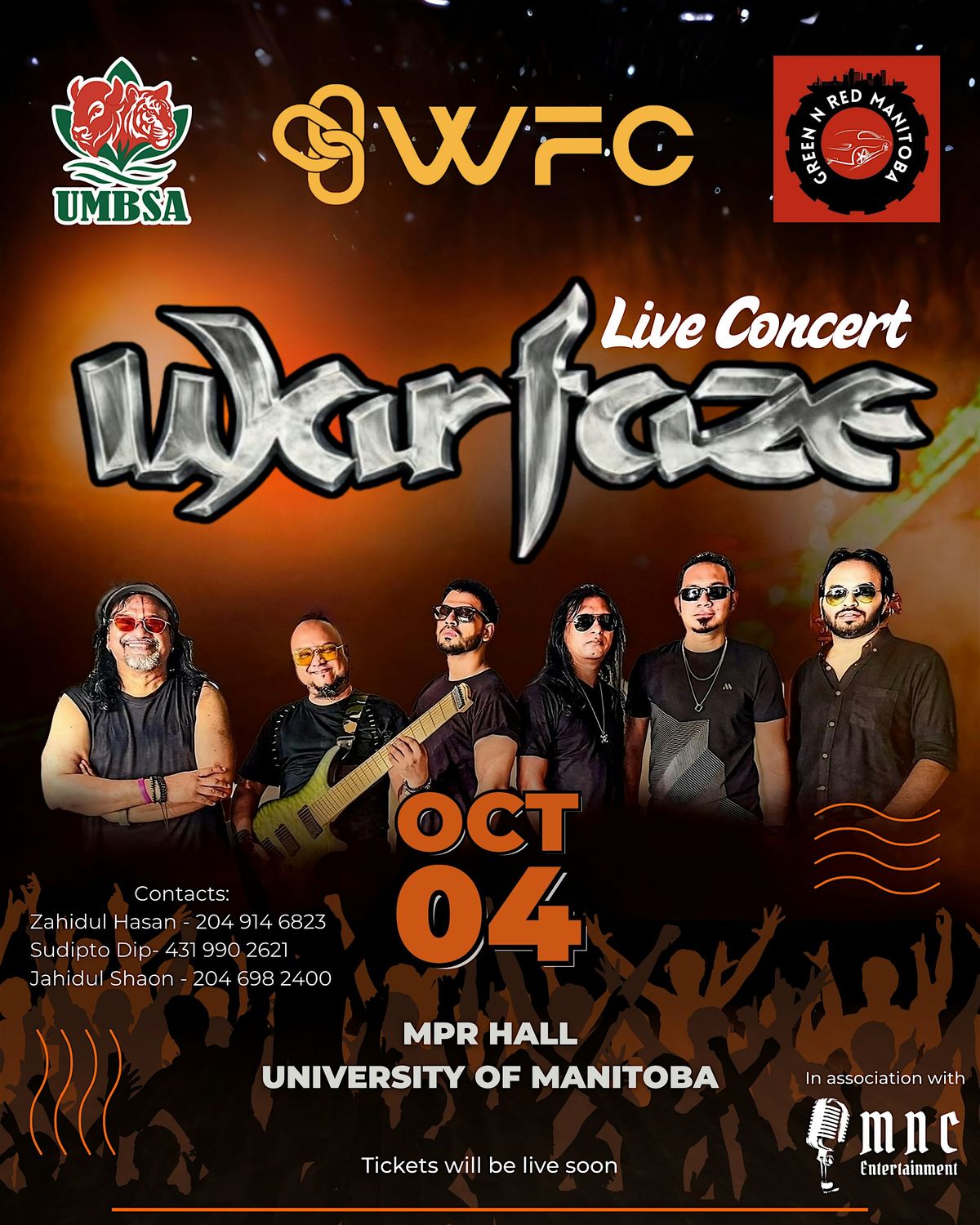 WARFAZE | 40th Anniversary Canada Tour | WINNIPEG