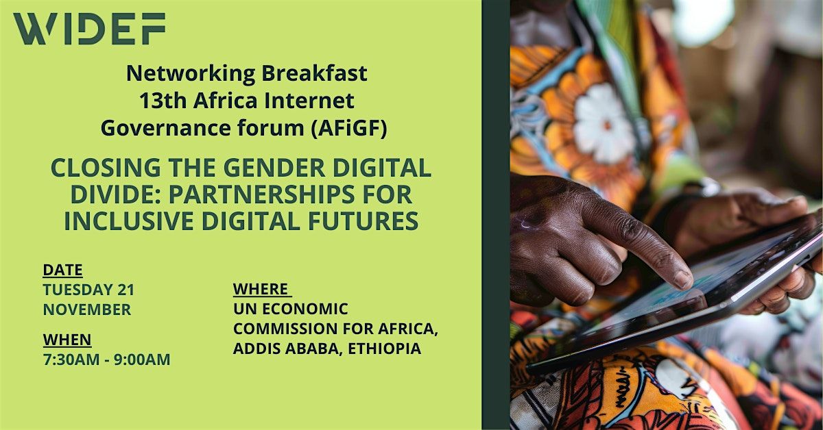 WiDEF Event: Closing the Gender Digital Divide