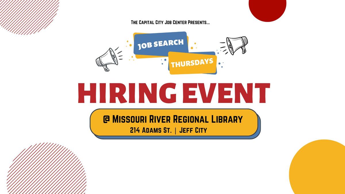  Job Search Thursdays Hiring Event