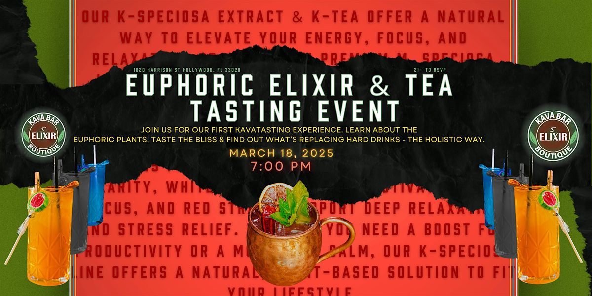 KavaTasting (Like a Wine Tasting... but Sober & Better) at Elixir Kava