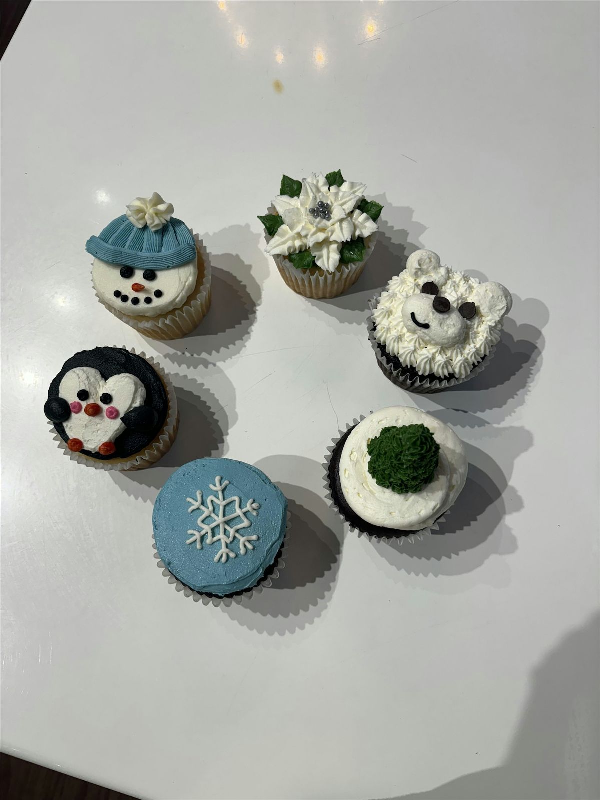 Cupcake decorating - Winter Wonderland at The Vineyard at Hershey!