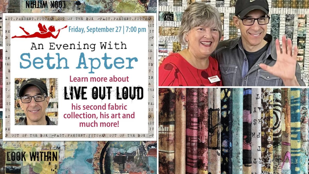 An Evening with Seth Apter, mixed media artist, at Artistic Artifacts