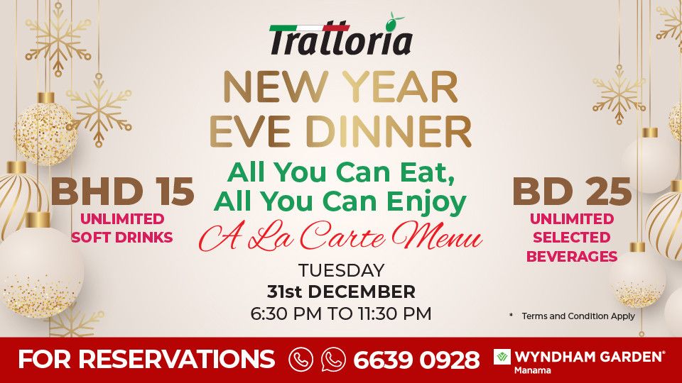 Trattoria NYE Dinner