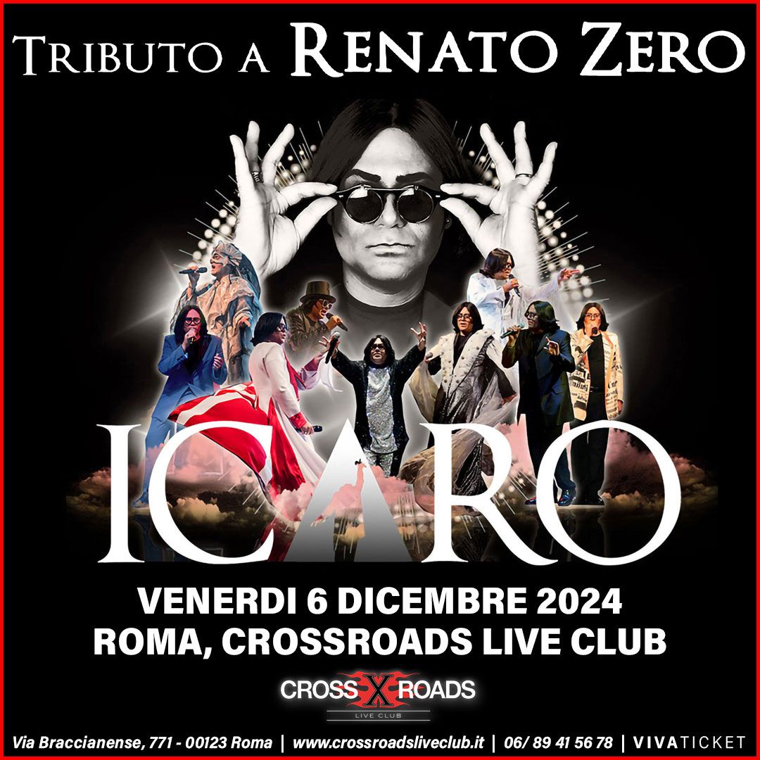 ICARO - Renato Zero tribute show | Roma, CrossRoads Live Club