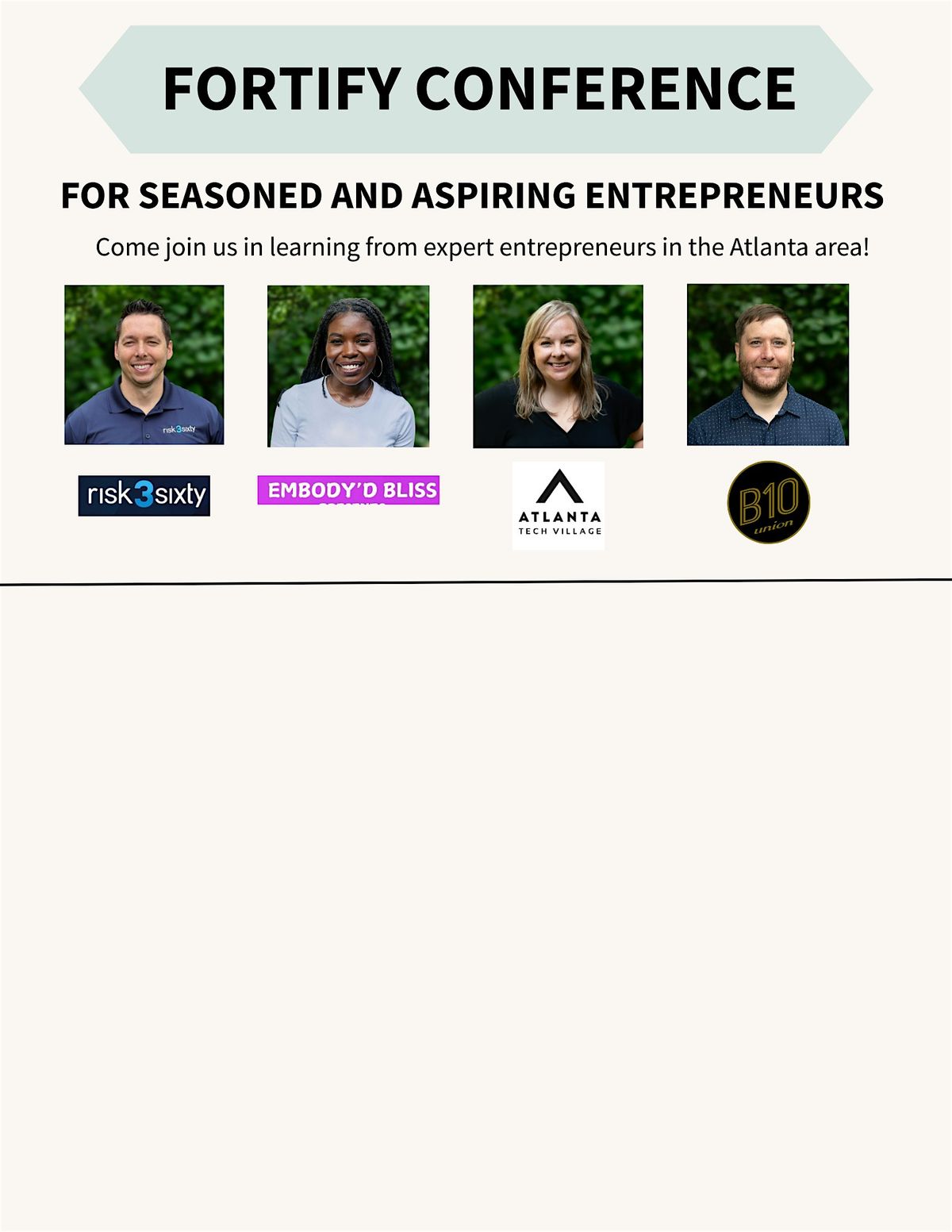 Fortify Conference: for Seasoned and Aspiring Entrepreneurs