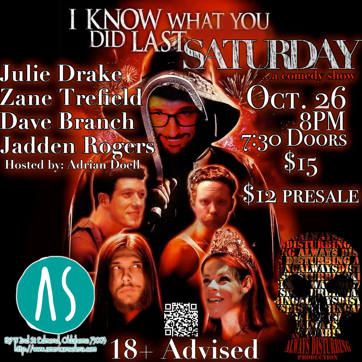 I Know What You Did Last Saturday ...a comedy show