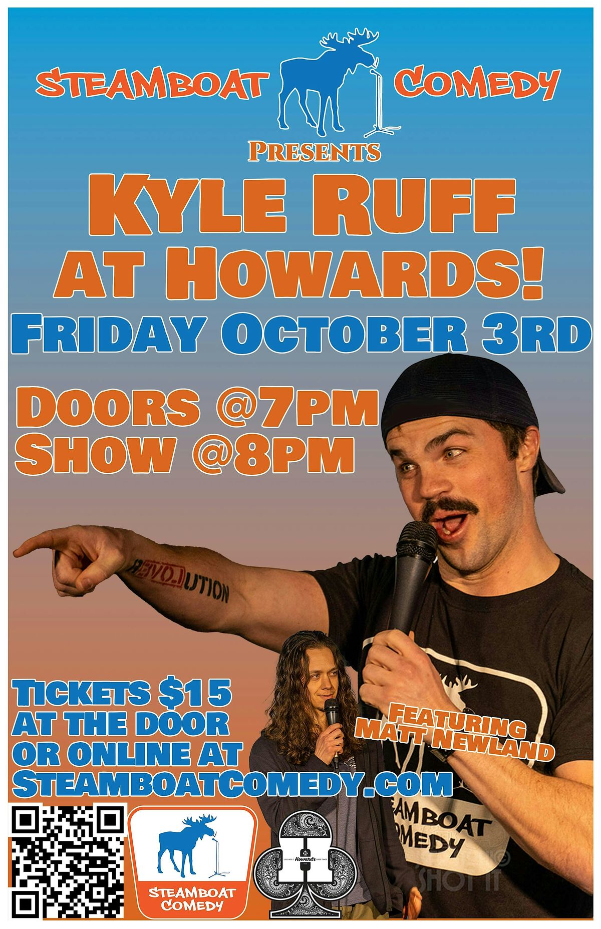 Kyle Ruff at Howards Club H!