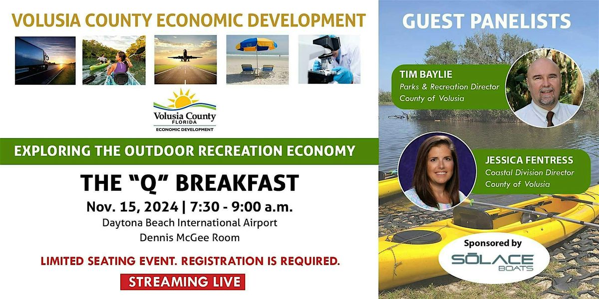 Volusia County Economic Development "Q" Breakfast - November 15, 2024