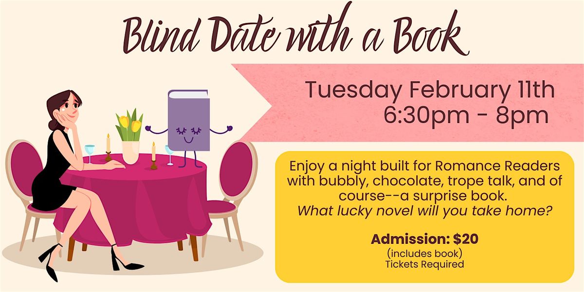 Valentine's Day Blind Date with a Book & Bubbly at One More Page